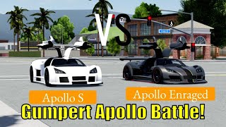 Gumpert Apollo S vs Gumpert Apollo Enraged In Driving Empire [upl. by Giliane974]