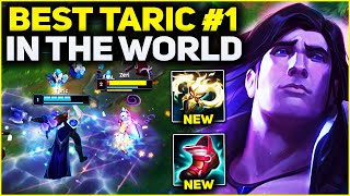 RANK 1 BEST TARIC IN THE WORLD AMAZING GAMEPLAY  Season 13 League of Legends [upl. by Stanford]