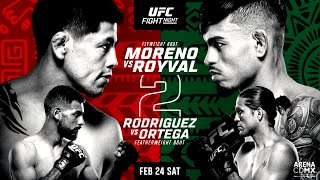 UFC FIGHT NIGHT MORENO VS ROYVAL 2 FULL CARD PREDICTIONS  BREAKDOWN 232 [upl. by Nore]