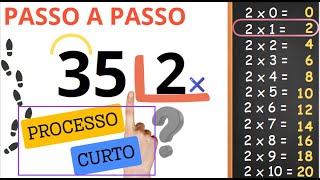 DIVISÃO  PASSO A PASSO  com dezenas exatas e não exatas  processo curto  Aula 2 [upl. by Lipcombe]