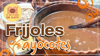 Cómo hacer frijoles ayocotes 😍🫕🤤 [upl. by Amees]