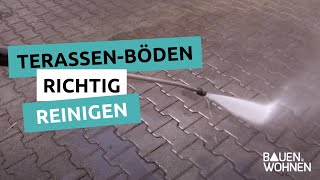 Gartentipp TerrassenBöden richtig reinigen und versiegeln [upl. by Ilak]