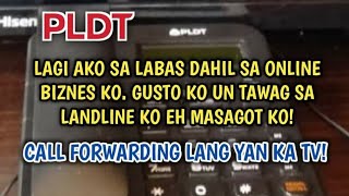 HOW TO USE PLDT CALL FORWARDING [upl. by Reginnej503]