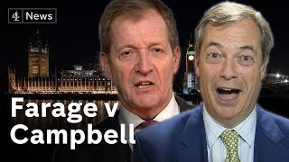 Nigel Farage vs Alastair Campbell on Brexit [upl. by Attenoj]