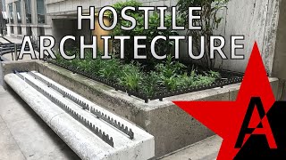 Hostile Architecture  The Denial of Public Spaces Nature and the Needs of the Homeless [upl. by Essined]