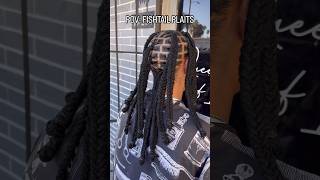 Loc Style  FISHTAIL PLAITS locs dreads naturalhair haircare hairvideo locstyles pov [upl. by Anemix634]