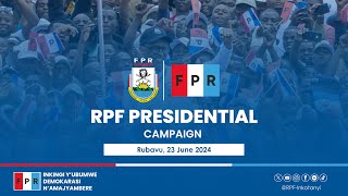 RPF Presidential Campaign  Rubavu 23 June 2024 [upl. by Air]