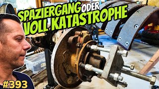 Radnabe ziehen am Projekt UNIMOG 2010  Die ACHSE  vlog 393 steelstyler [upl. by Eal]