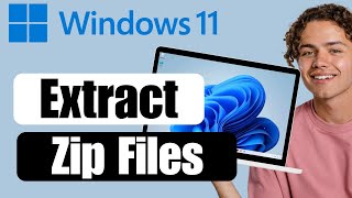 How to Extract Zip Files on PC [upl. by Killion642]