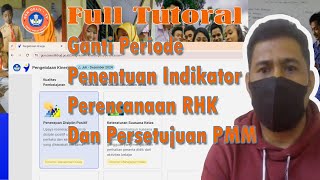 Full Tutorial Ganti Periode Penentuan Indikator Rencana dan Persetujuan RHK di PMM [upl. by Enert]