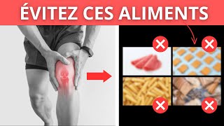 ARTHROSE  les PIRES Aliments pour vos Articulations Daprès la Science [upl. by Madoc568]