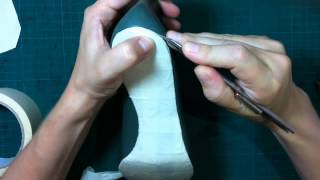 How to make shoes How to make a pattern of shoe midsole [upl. by Petua]