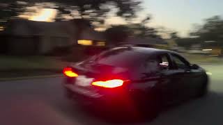 M550i launch control intakes  resonator delete [upl. by Ellynad590]