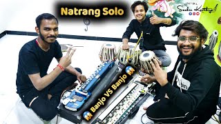 Banjo VS Banjo 😱  Natrang Solo  Banjo Player Sachin Kavithiya amp Jayraj Zala  Gaurang Tabla [upl. by Nnewg587]