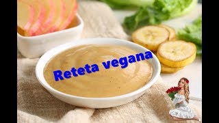 Rețetă vegană  Dressing sos Tahini pentru salată [upl. by Ly]