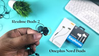 Oneplus nord wired earphones vs realme buds 2  Best earphones under 1000 [upl. by Ahkeber]