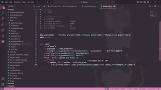 Tarea python listas menu restaurant profesor bilbao [upl. by Nednarb]