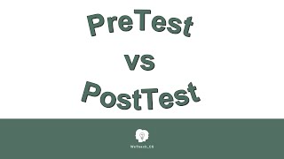 PreTest vs PostTest 080916 [upl. by Robbin]