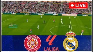 LIVE Girona vs Real Madrid  Spain  LaLiga 2425  Match Live Today PES21 [upl. by Philcox13]