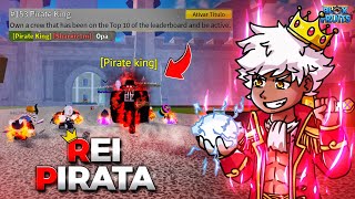 Me tornei o Rei dos Piratas no Blox Fruits  Sharkizim Pirate King 🦈👑❤️ [upl. by Dahlia862]