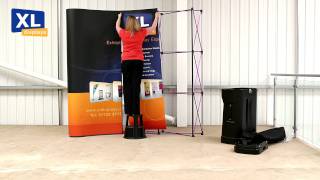 Pop up Display Stands  How to set up your 3x3 Pop up stand with counter and lights by XL Displays [upl. by Aicenad]