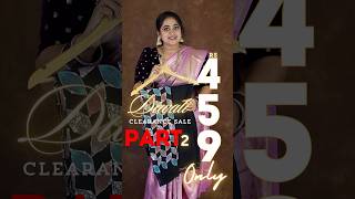 Diwali Clearance Sale Part 2  saree clearancesale trending sareevibes offersaree [upl. by Wash547]