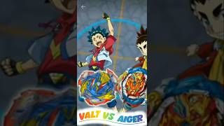 Byblade Valt VS Aiger Battle [upl. by Lyrradal]