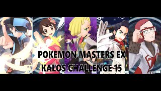 Pokémon Masters EX  Kalos Challenge HoF No 15 [upl. by Ximena]