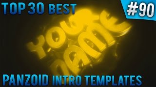 TOP 30 BEST Panzoid intro templates 90 Free download [upl. by Ailugram]