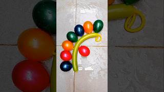 Red Green Yellow Blue Orange Beautiful Water Colour Balloons Popping ASMR Satisfying Reverse Video 🍁 [upl. by Rahas]