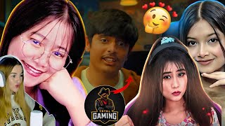 Soneeta reaction on ajjubhai facereveal😘🥰CRUSH ON TOTAL GAMING😍viral [upl. by Adleme316]