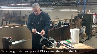 How To Regrip Your Golf Clubs TUTORIAL [upl. by Nirrep]