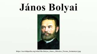 János Bolyai [upl. by Kimitri]