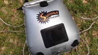 Review of the Summer Shower solar camp shower  off grid shower [upl. by Sanger]