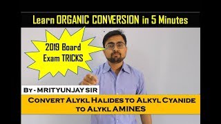 Trick 7  Convert Alkyl Halides to Alkyl Cyanides to Amines [upl. by Aytac]