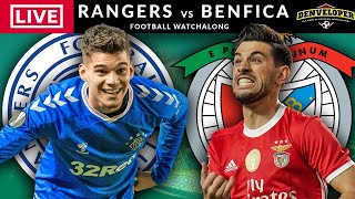 RANGERS vs BENFICA  LIVE STREAMING  Europa League  Live Football Watchalong [upl. by Adonis]