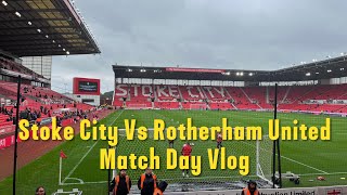 Stoke City 41 Rotherham United Vlog  202324 [upl. by Carolynn279]