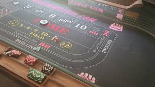 CRAPS Hybrid Play Using 10 on the Dont [upl. by Nivrem]