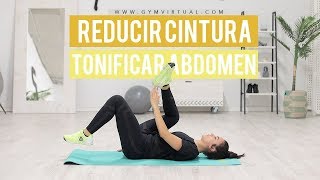 Ejercicios para reducir cintura y tonificar abdomen  GymVirtual [upl. by Silyhp371]