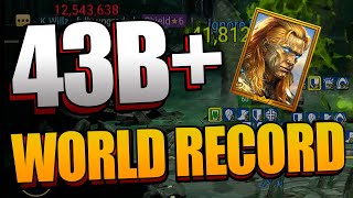 43 BILLIONS NEW HYDRA NIGHTMARE WORLD RECORD  Raid Shadow Legends [upl. by Thedrick618]