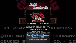 Chip N’ Dale Rescue Rangers  Released 1990  NES Encyclopedia NESencyclopedia nes retrogaming [upl. by Neelie67]