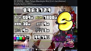 9919 accuracy Malo Tebya Hardstyle Mix by DJ SPIZDIL osumania [upl. by Naicul]