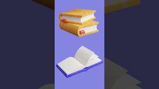 3D modeling a book📚what should i model next 3dtutorial 3dmodeling blendertutorial 3ddesign [upl. by Fulbright]