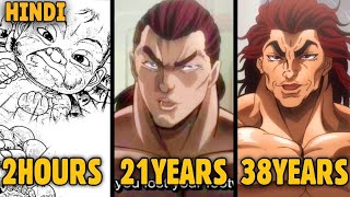 Entire Life Of YUJIRO HANMA So Far  Yujiro Hanma VS Baki Hanma  Baki Hanma Anime [upl. by Adnicul]