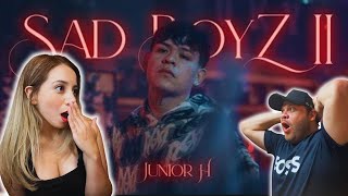 JUNIOR H  SAD BOYZ II  VIDEO OFFICAL REACCION [upl. by Cherin]