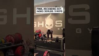 Deadlift ascending sets working up to 140kg for 5 reps [upl. by Notserc341]