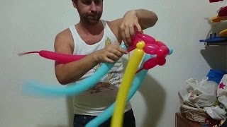 Tejido fácil con globos 260 parte 1 [upl. by Neerhtak]