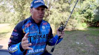 Bass Fishing How to fish a Plastic Worm with Scott Martin [upl. by Tressia15]