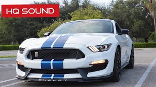 The AMAZING sound of The Shelby GT350  2017 Shelby GT350 Catless Stock Exhaust  HQ Sound [upl. by Zipnick]