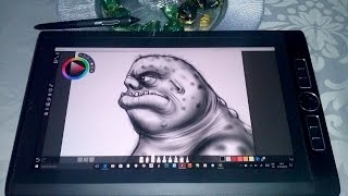 Testing SKETCHABLE with WACOME MOBILESTUDIO PRO [upl. by Nellac369]